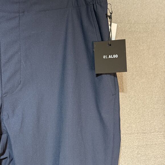 01.Algo WarpTech Performance Commuter Pants NWT Navy Blue - Men's L - 36W x 31L - Picture 7 of 10